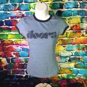 Vintage Vinyl The DOORS Logo Women’s Jr T Shirt XS.